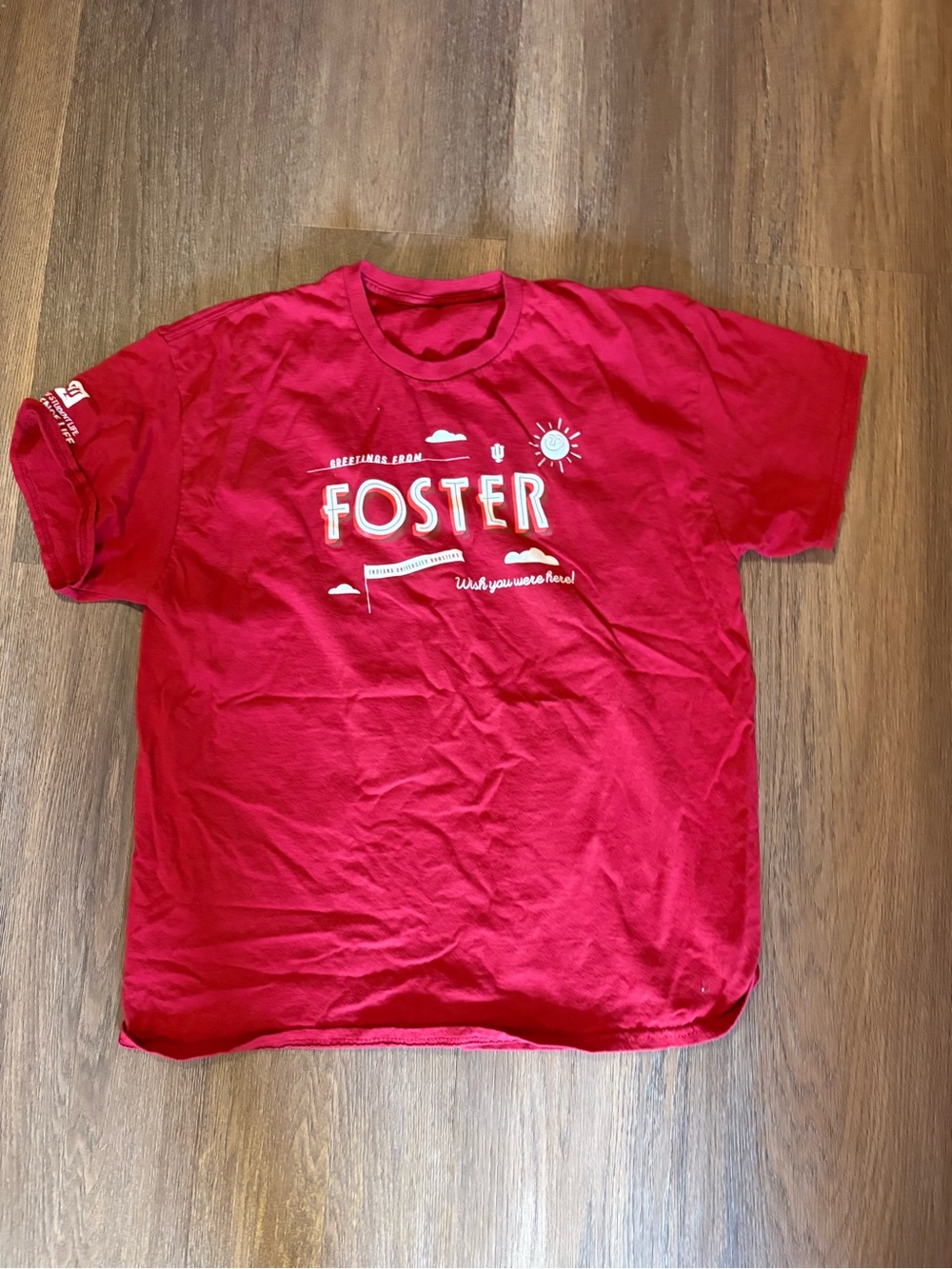 Oster Bright Red Short SleeveTee with Foster Logo